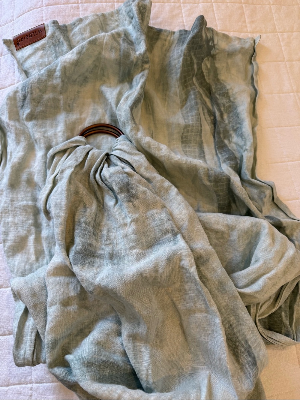 WildBird Linen Seafoam Tie-Dye Ring Sling - Picture 6 of 9